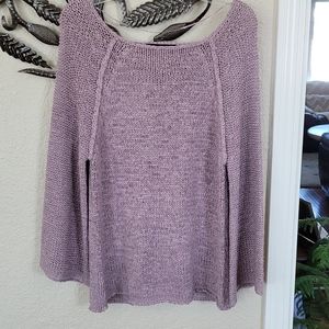 Embossed knit sweater sz Xs